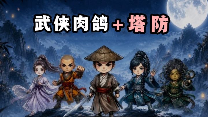 国风武侠肉鸽+塔防，化身宗门弟子驻守山门截图