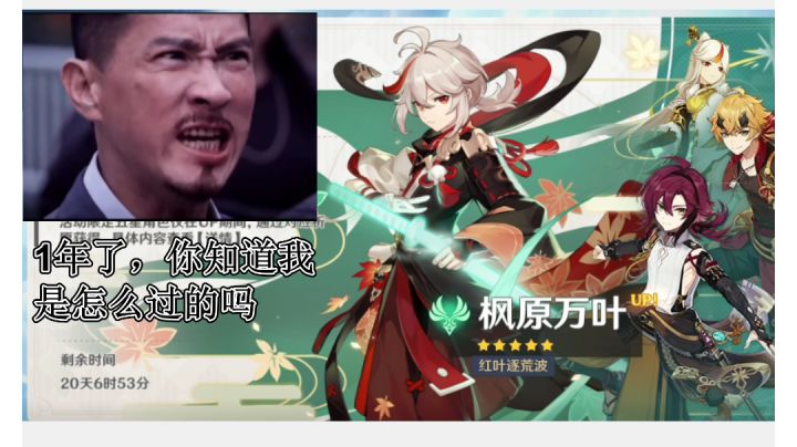 万叶你知道我等你多久吗?结果...一发十连就出了。截图