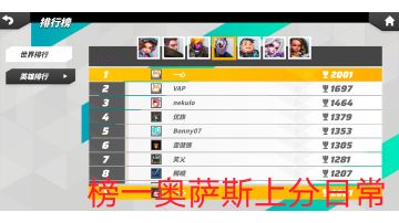 一心上分记⑤《奥萨斯团队篇》想知道榜一奥萨斯的第一视角和内心想法吗