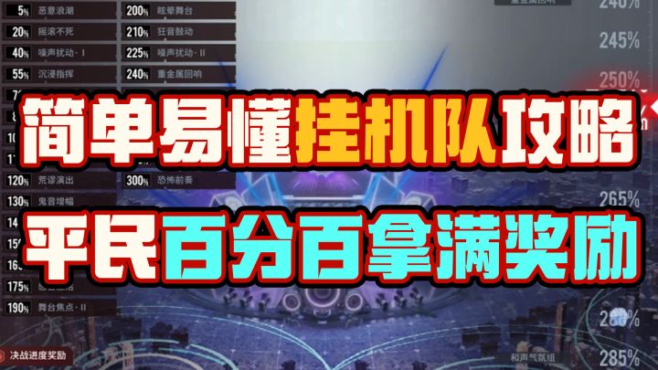 【白荆回廊】挂机也能通关联合训练场220%，平民百分百拿满奖励！！截图