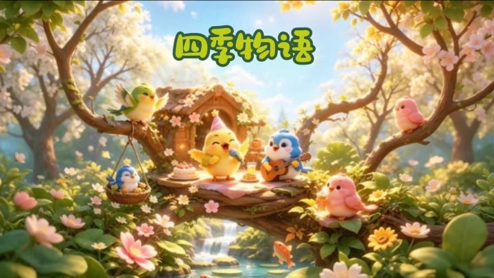 合成+建造❗️给小鸟🐣搭建家园,体验四季交替的魅力截图