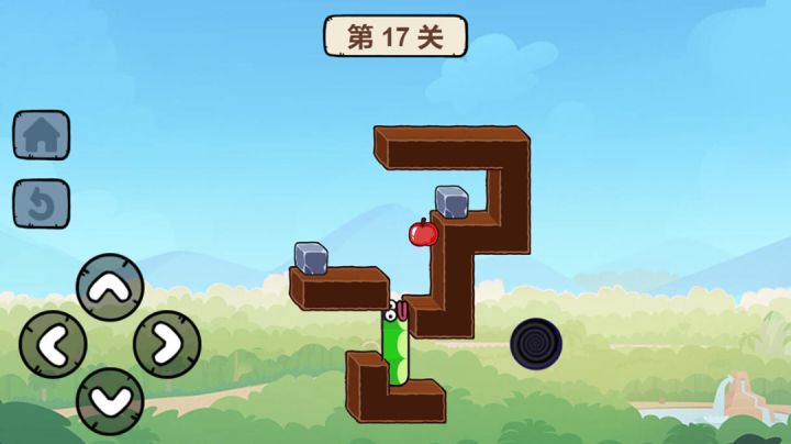 可爱的苹果蛇，烧脑益智，关卡多样截图