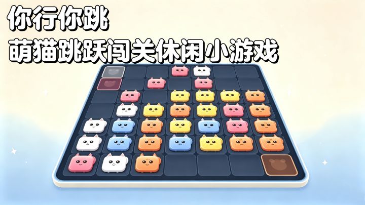 你行你跳🐱 一款竖屏萌猫跳跃解谜闯关游戏截图