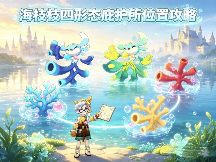 洛克王国世界|海枝枝四形态庇护所位置攻略截图
