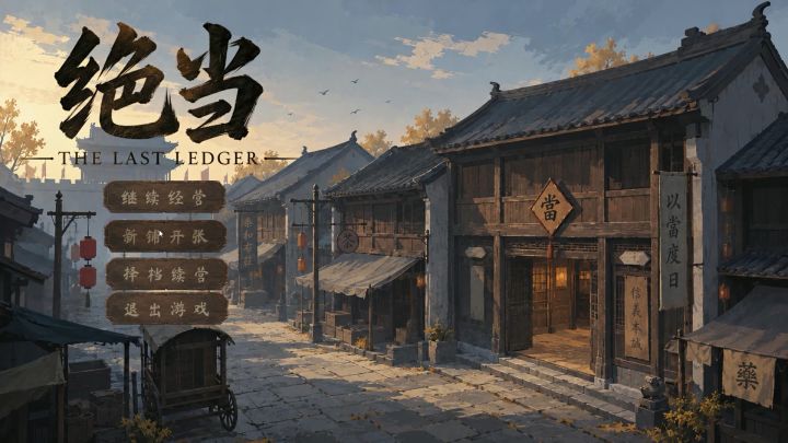 《绝当》The Last Ledger|在乱世里,开一家当铺|独立游戏宣传截图