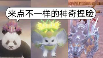 杀马特头，神圣王冠，隐形翅膀／来点不一样的捏脸【妄想山海】