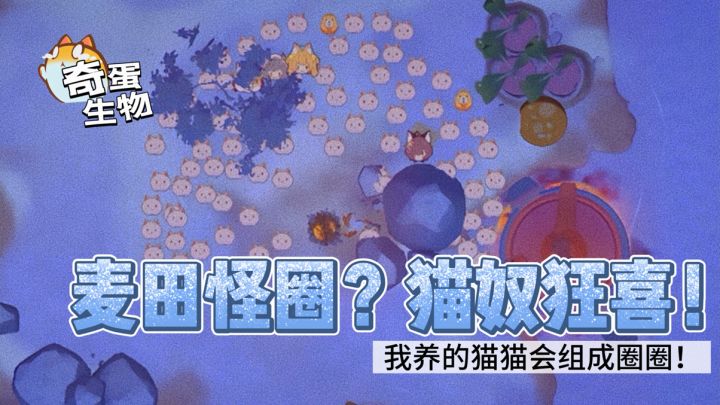 奇蛋生物惊现麦田怪圈截图