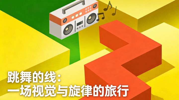 【TapTap年度游戏大赏】跳舞的线：一场视觉与旋律的旅行截图