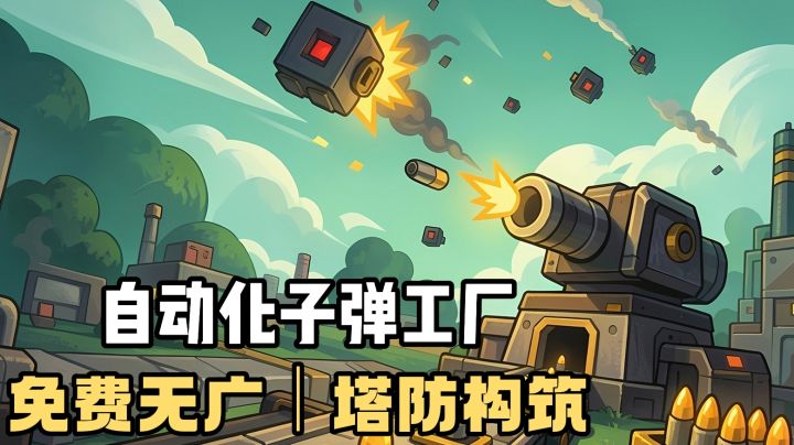 搭建生产线❗️布设子弹工厂❗️免费无广告❗️多种设施自由组合❗️截图