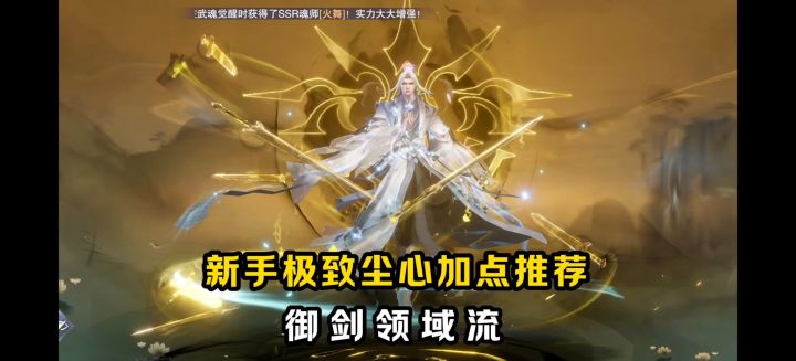 新手极致尘心御剑领域流加点推荐!【斗罗大陆魂师对决】截图