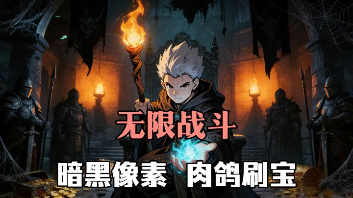 暗黑像素画风!肉鸽放置养成!无限战斗刷宝!截图