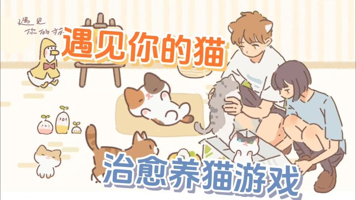 治愈的猫猫游戏:遇见你的猫!漫画式风格还能和猫咪聊天?!截图