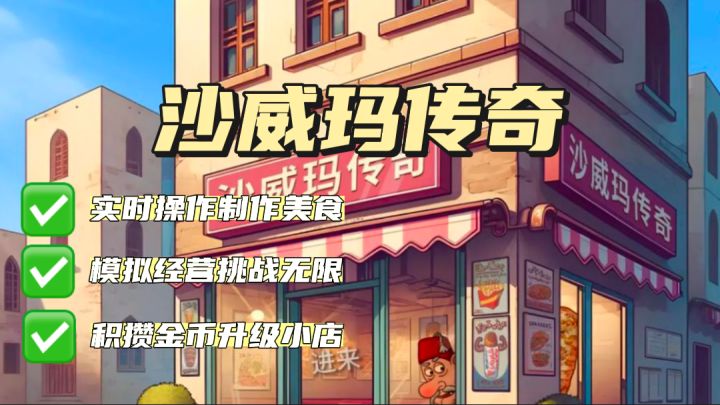 实时操作+模拟经营,魔性好玩的小店游戏,做沙威玛成百万富翁!截图