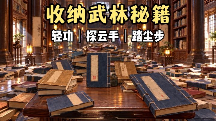 沉浸式收纳武林典籍❗️解压休闲❗️整理完原地飞升❗️截图