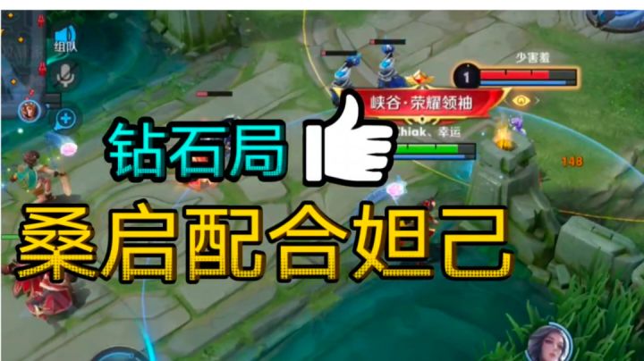 鑫哥教学,王者,钻石局妲己配合桑启阵容截图