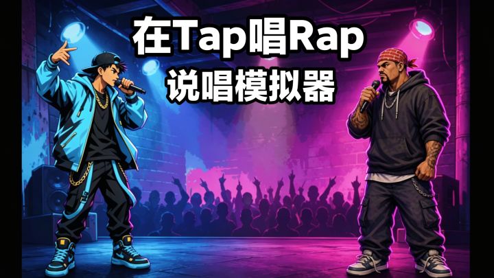 在Tap🎤唱Rap❓押韵上了❗️说唱之神模拟器，自己写歌曲➕说唱PK截图
