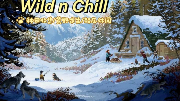 荒野避世🐶带修狗盖木屋也太惬意了吧!截图