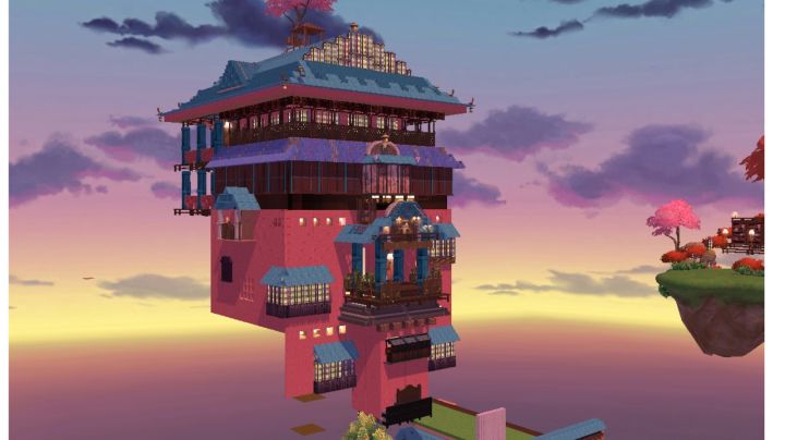 【千与千寻】系列建筑结构仿造截图
