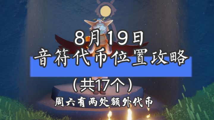 【视频创作】8月19日音符代币位置攻略截图