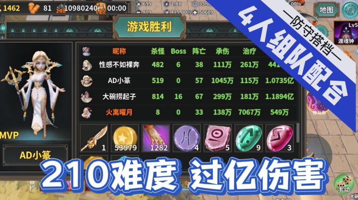 【恐惧、刺激】4人配合210难度!上头又上瘾截图