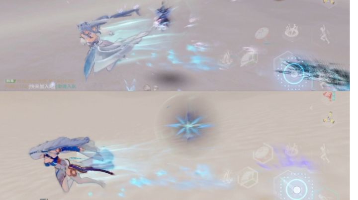菲欧娜武器特效同屏对比截图