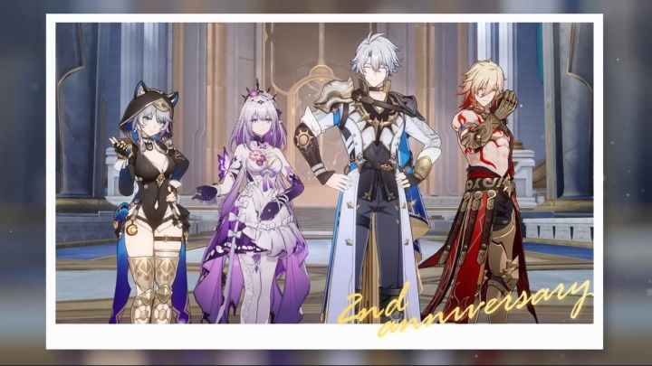 来自翁法罗斯黄金裔们的二周年祝福截图