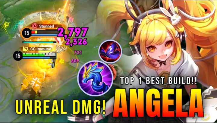 100% INSTANKILL!! ANGELA Unreal Burst Magic DMG Best Build截图