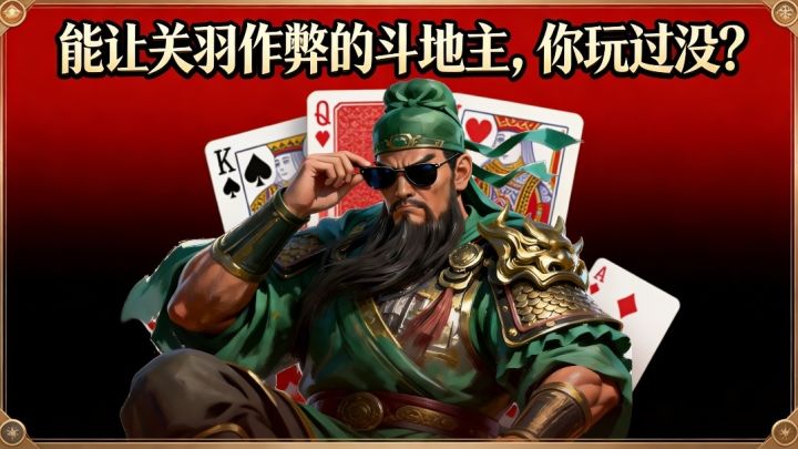 三国:百将牌,能让关羽作弊的斗地主,你玩过没?截图