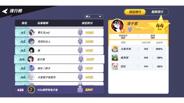 《关于我触发残血被动反杀天梯前五十这回事》截图