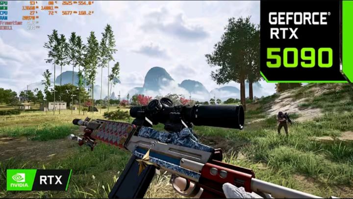PUBG PC: MAX Settings: RTX 5090 - i9 14900K - 128GB RAM截图