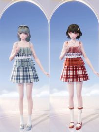 染了层叠原野的小裙子～快来和暖五姐妹穿！！！