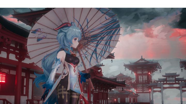 自己做的原神剪辑截图