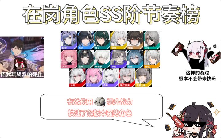 在岗角色ss阶节奏榜(至遂生复始)截图