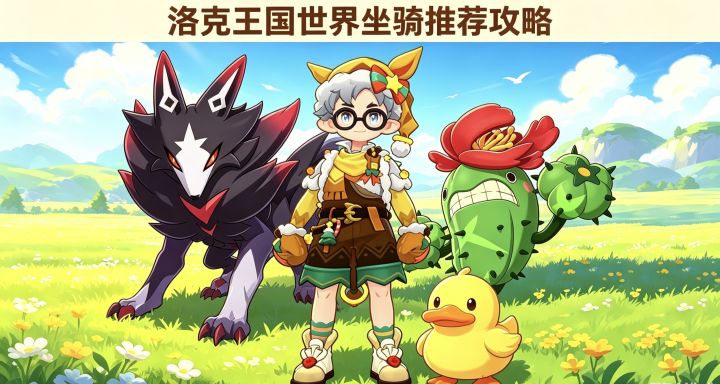 90% 洛克玩家都选错坐骑，选对这几只直接毕业！！！截图