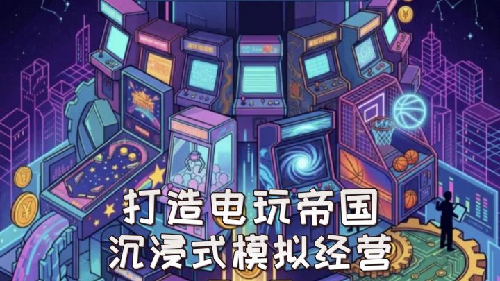 从零开始经营电玩城,各种机器随便畅玩,自由调整代币定价。截图