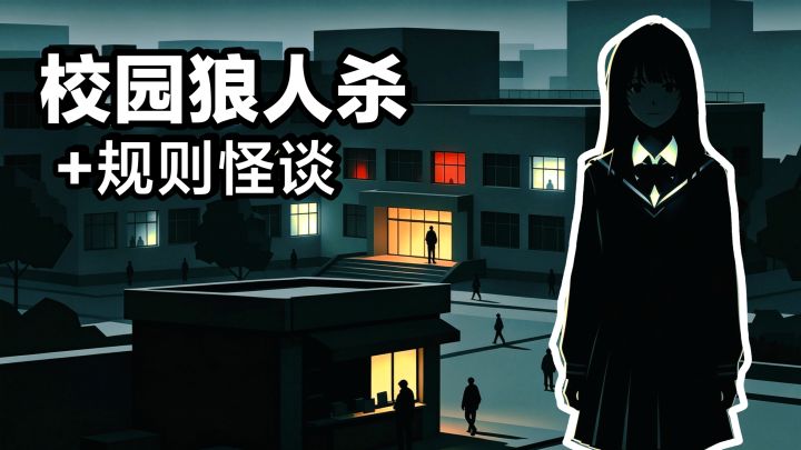 规则怪谈➕狼人杀‼️诡异校园异常模拟器,你能存活到最后吗❓截图