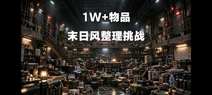 1万+物品整理大挑战,末日风全新整理场景❗截图