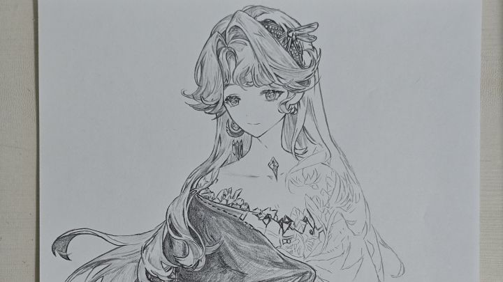 [手绘过程]贝丽尔·洞悉一截图