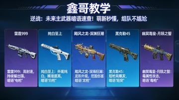 【新手必看】《逆战：未来》主武器术语解析，TapTap独家攻略速领