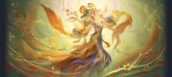 又一款高品质女英雄传说皮柿染秋光即将上线。截图