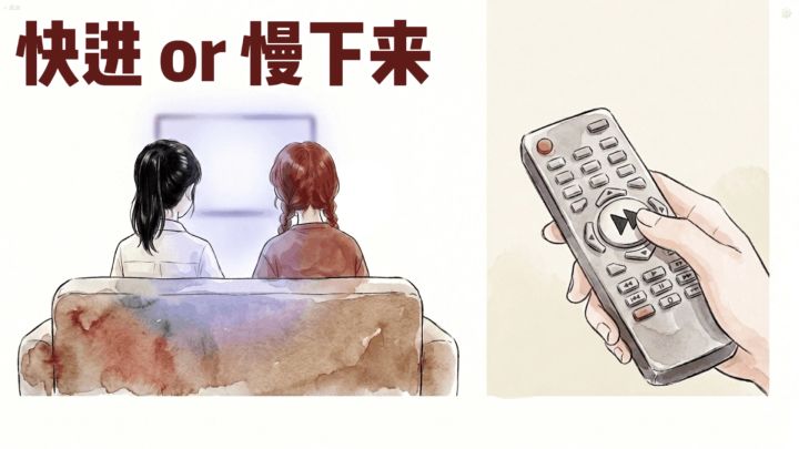 ⏩吃饭快进，电影快进，人生能不能也快进？截图