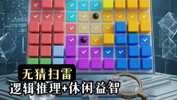 3D扫雷消消消无猜扫雷❗️逻辑推理休闲益智小游戏截图
