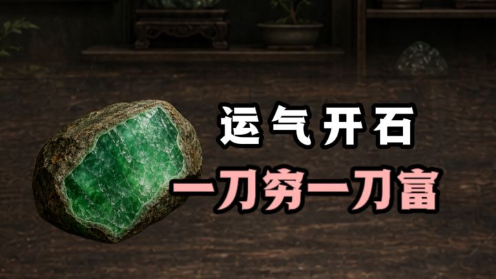 买石开石❗️一刀穷,一刀富,考验眼力劲的时刻来了❗️截图