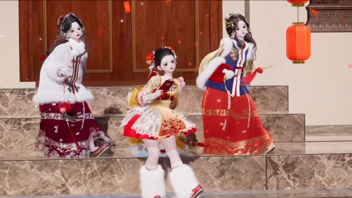 【以闪亮之名新春同人会】之《迎春街巷》截图