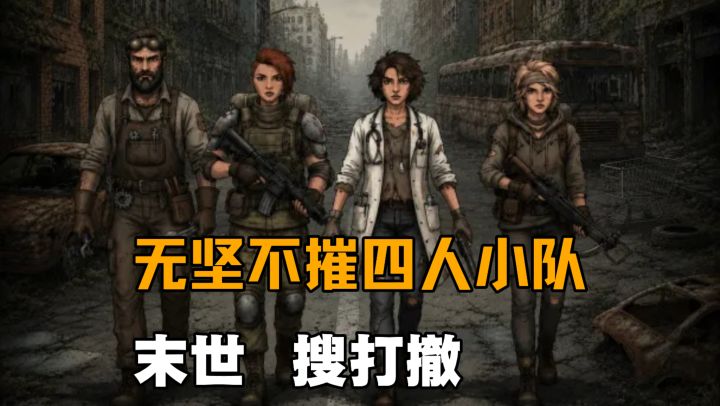 身处末世玩的就是“搜打撤”❗❓组建四人小队,横扫末世丧尸大军!截图