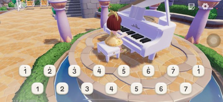 在心动小镇弹钢琴🎹截图