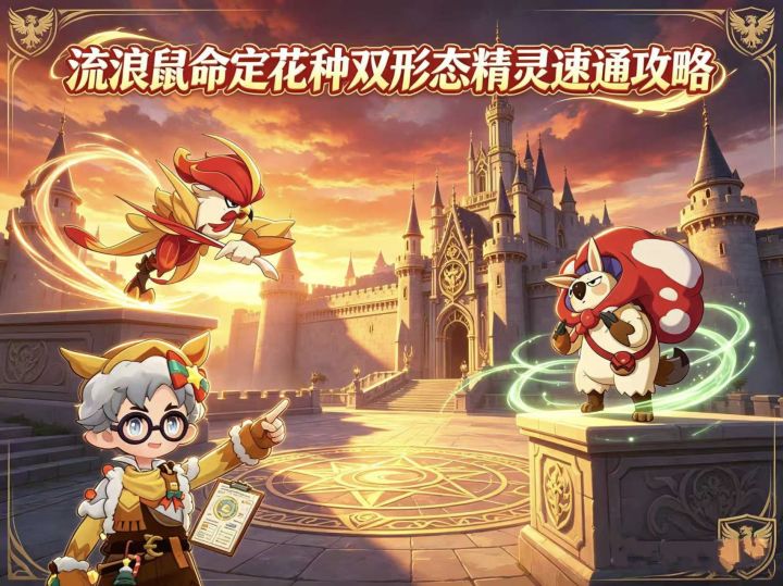 流浪鼠命定花种双形态精灵攻略截图
