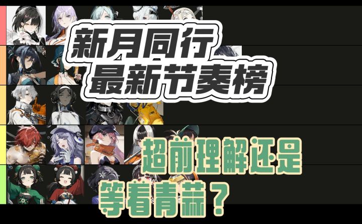 新月同行最新节奏榜,超前理解还是等着青蒜?截图