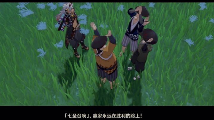 《原神》剪影辑帧|召唤胜利之路截图
