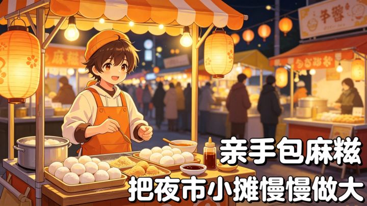 今晚卖麻糍🍪亲自动手包麻糍,四种主馅、八种小料和种外层截图